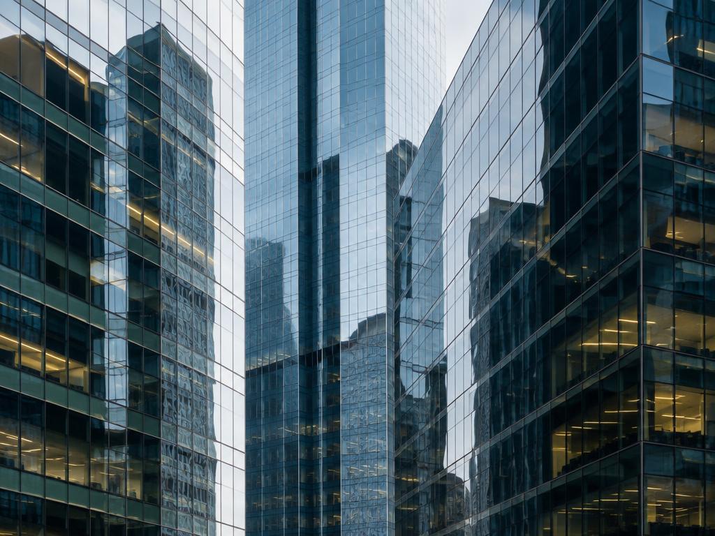 Reflections across Sydney commercial towers